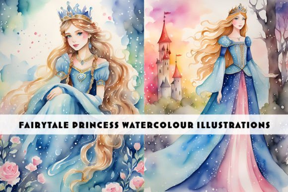 Download Fairytale Princess Watercolour Images - Fairytale princess Collection